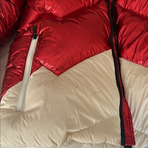 Perfect Moment Men’s Airview Duvet Red and White down Ski Jacket size L large - Picture 5 of 13
